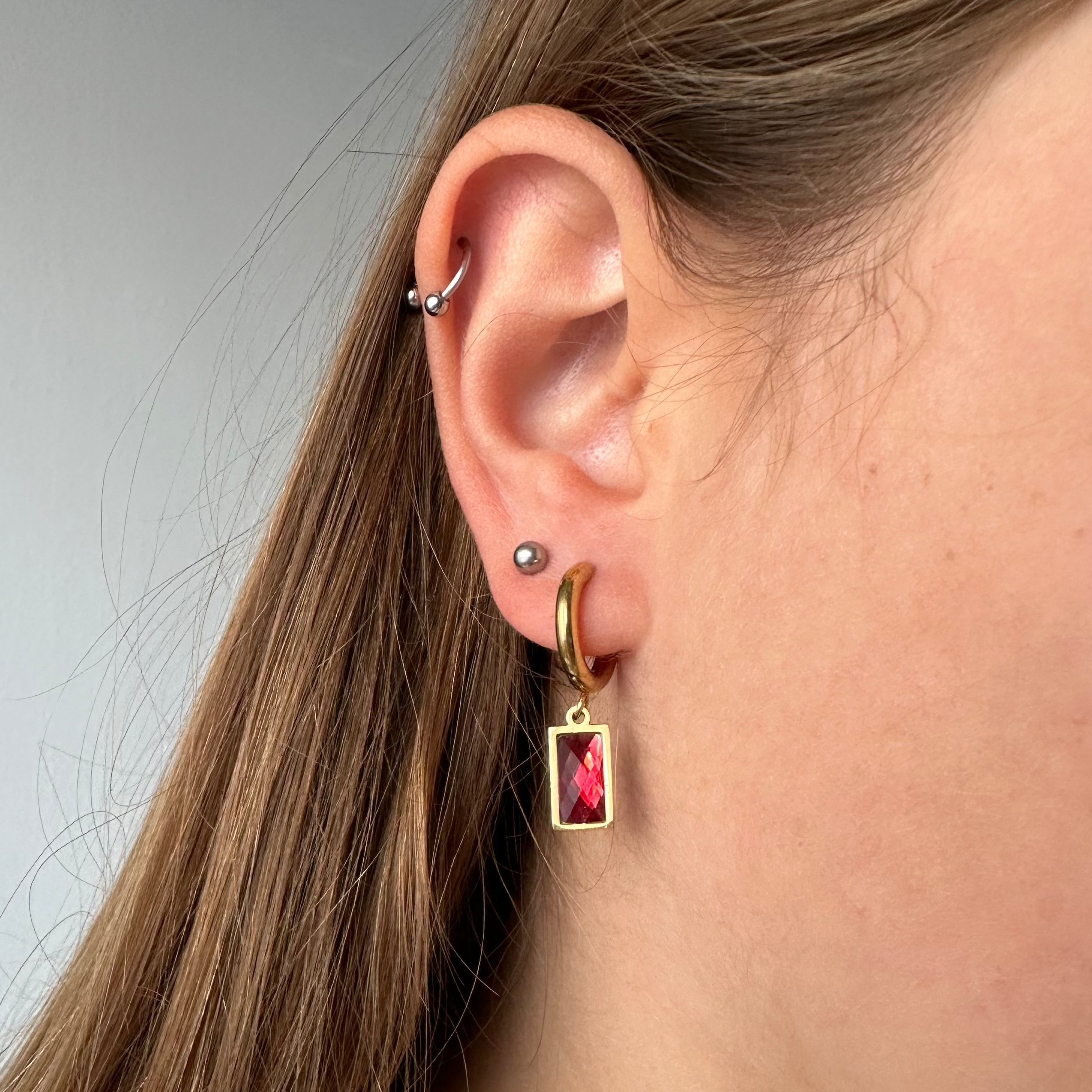 Brincos com brilhante