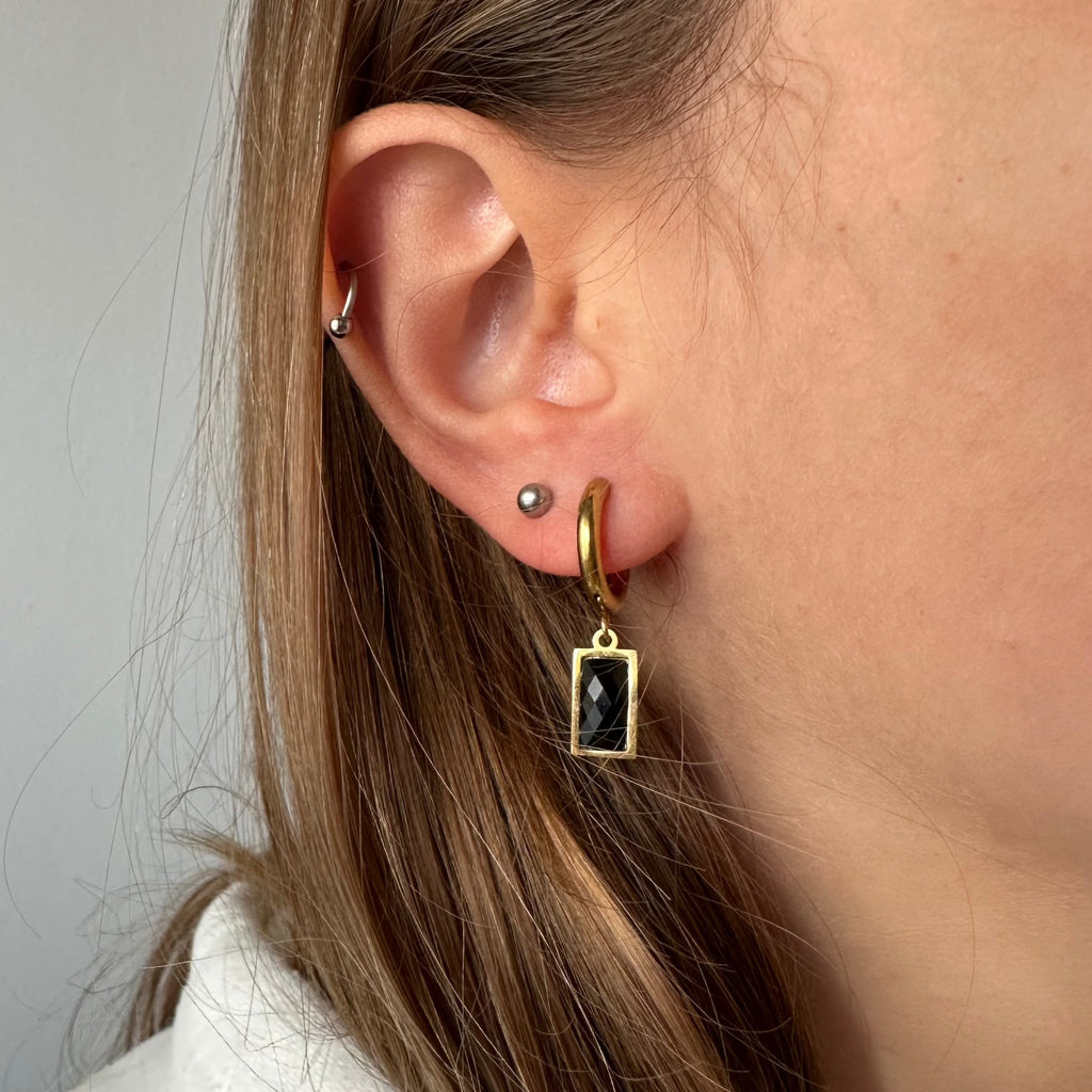 Brincos com brilhante